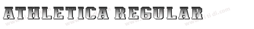 Athletica Regular字体转换 Athletica Regular字体转换